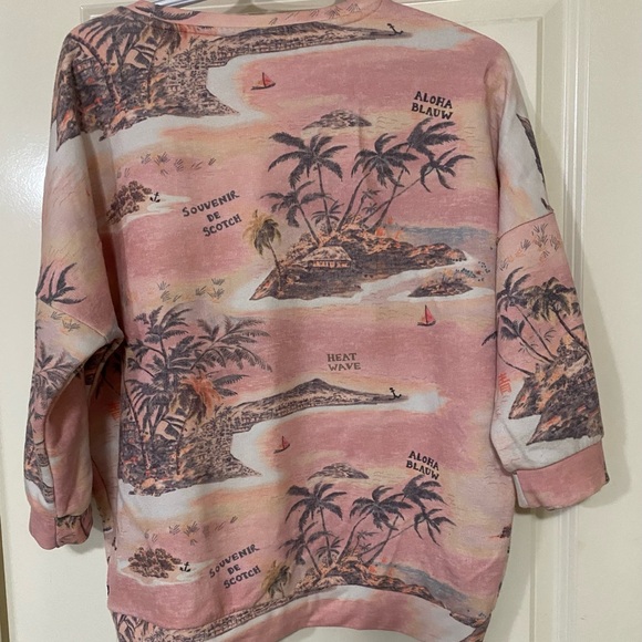 Scotch & Soda Multicolored Boxy Sweatshirt - Picture 2 of 3